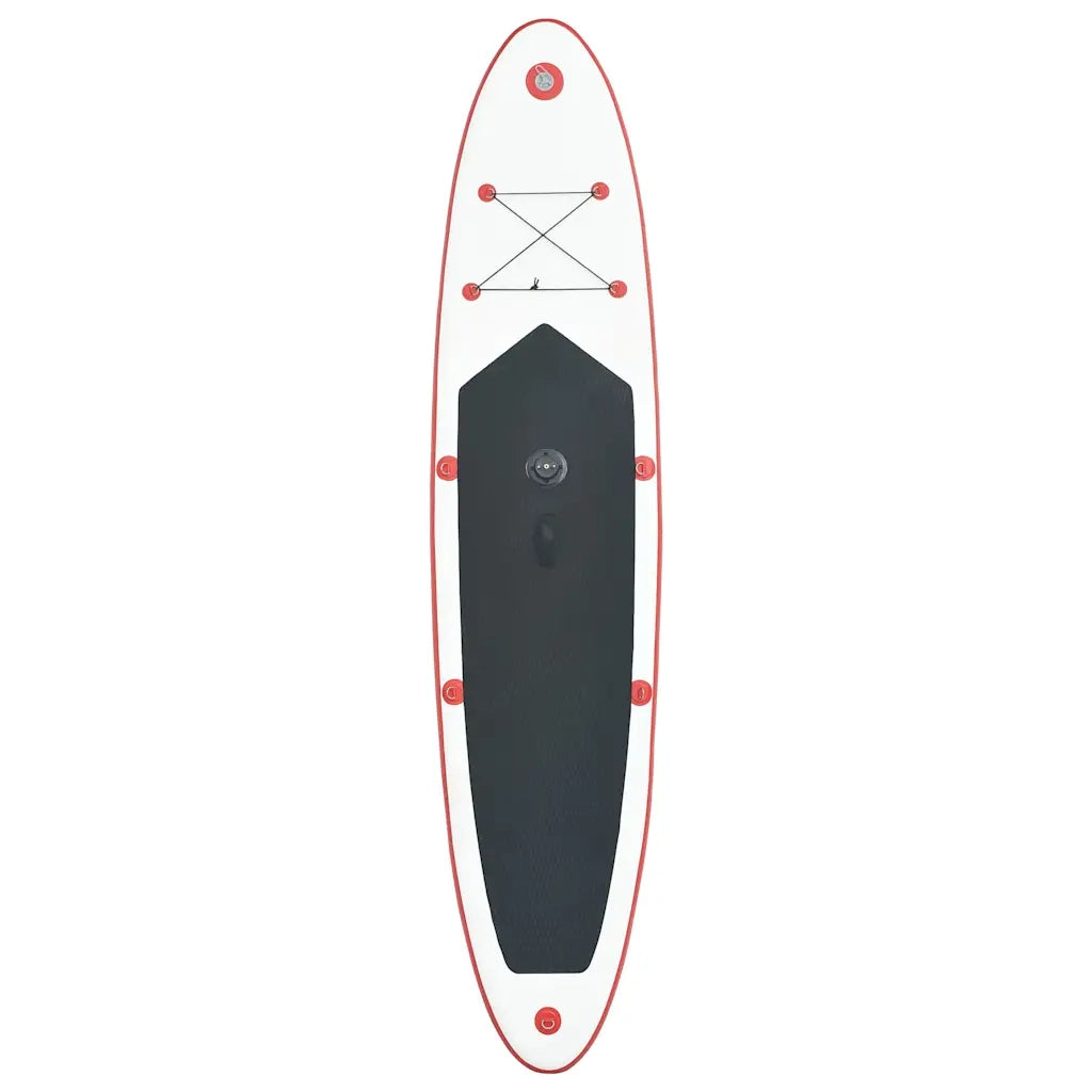 Set Tavola Gonfiabile da SUP con Vela Rosso e Bianco 92209