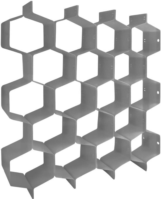 Set di 8 distributore di abrasivo per lama, distributore di lama regolabile, distributore di lama creativo in plastica per calze, asciugamani, intimo e cosmetici (grigio)