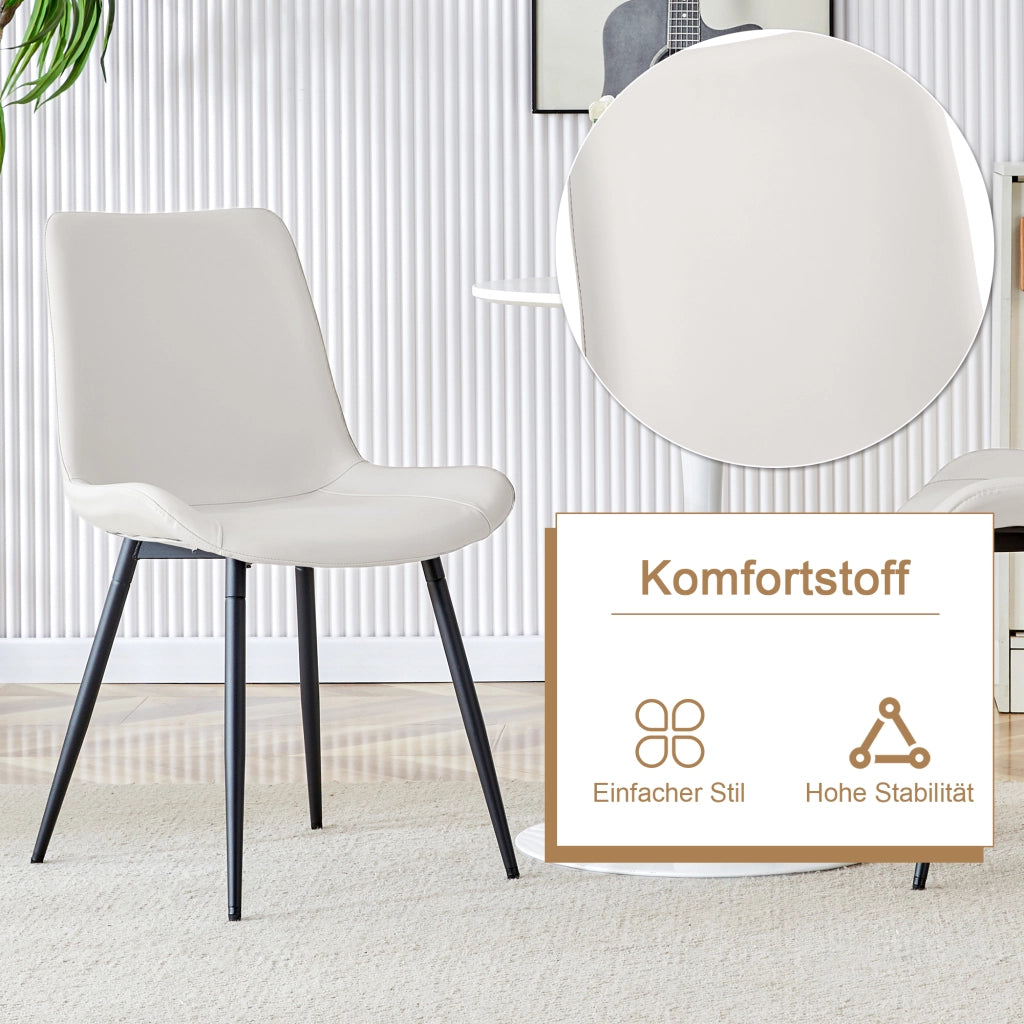 Tavolo da pranzo rotondo con 4 sedie, piano in MDF con inserto in vetro, per sala da pranzo e cucina, 100 cm