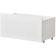 Cassetti per letto con 2 vani in legno bianco