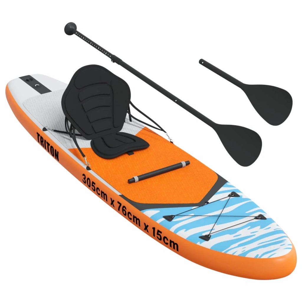 SUP Board con Seggiolino 2-in-1 TRITON 305 x 76 x 15 cm Blu per 42039128
