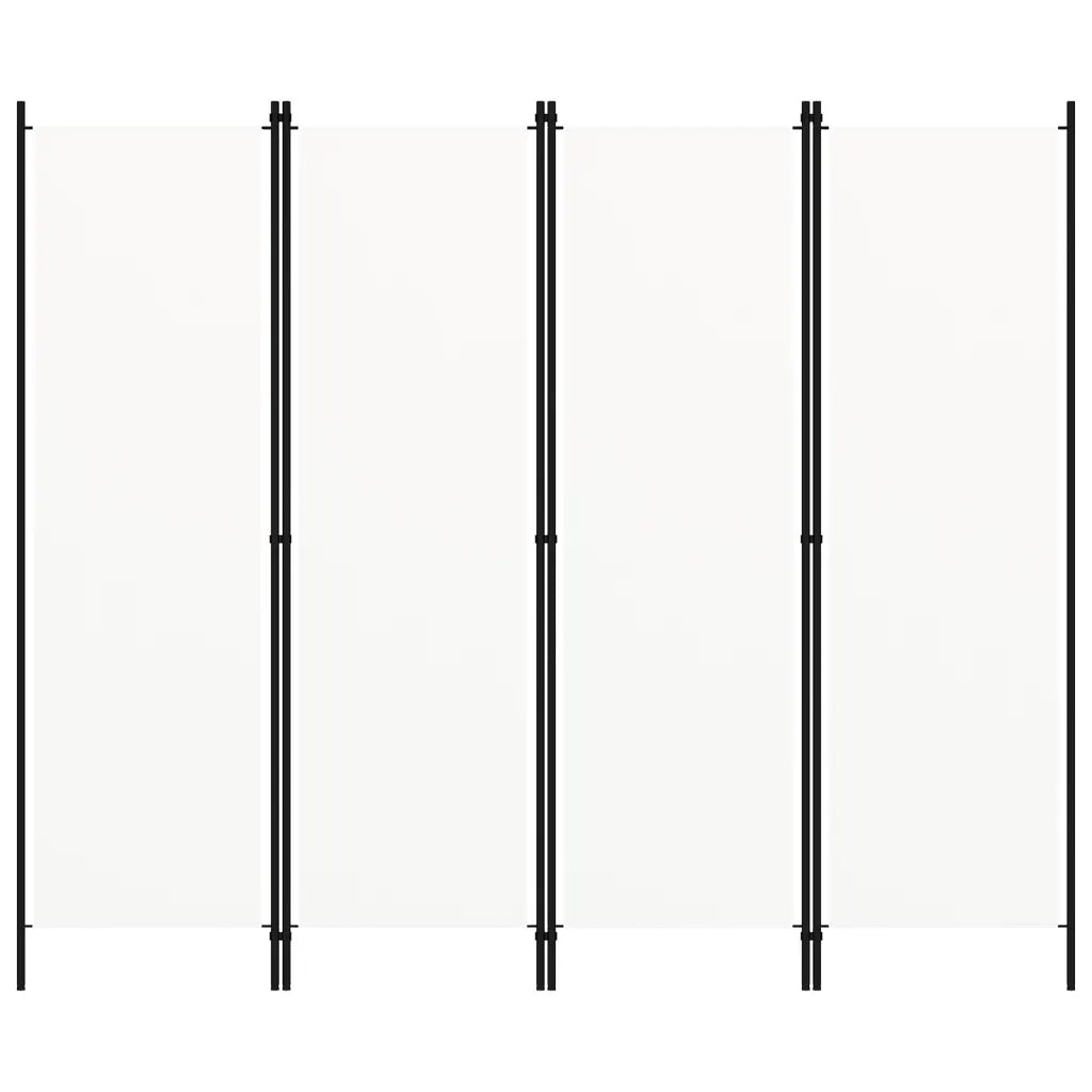 Divisorio Ambienti | Divider per stanze | Paravento a 5 Pannelli Bianco 200x180 cm