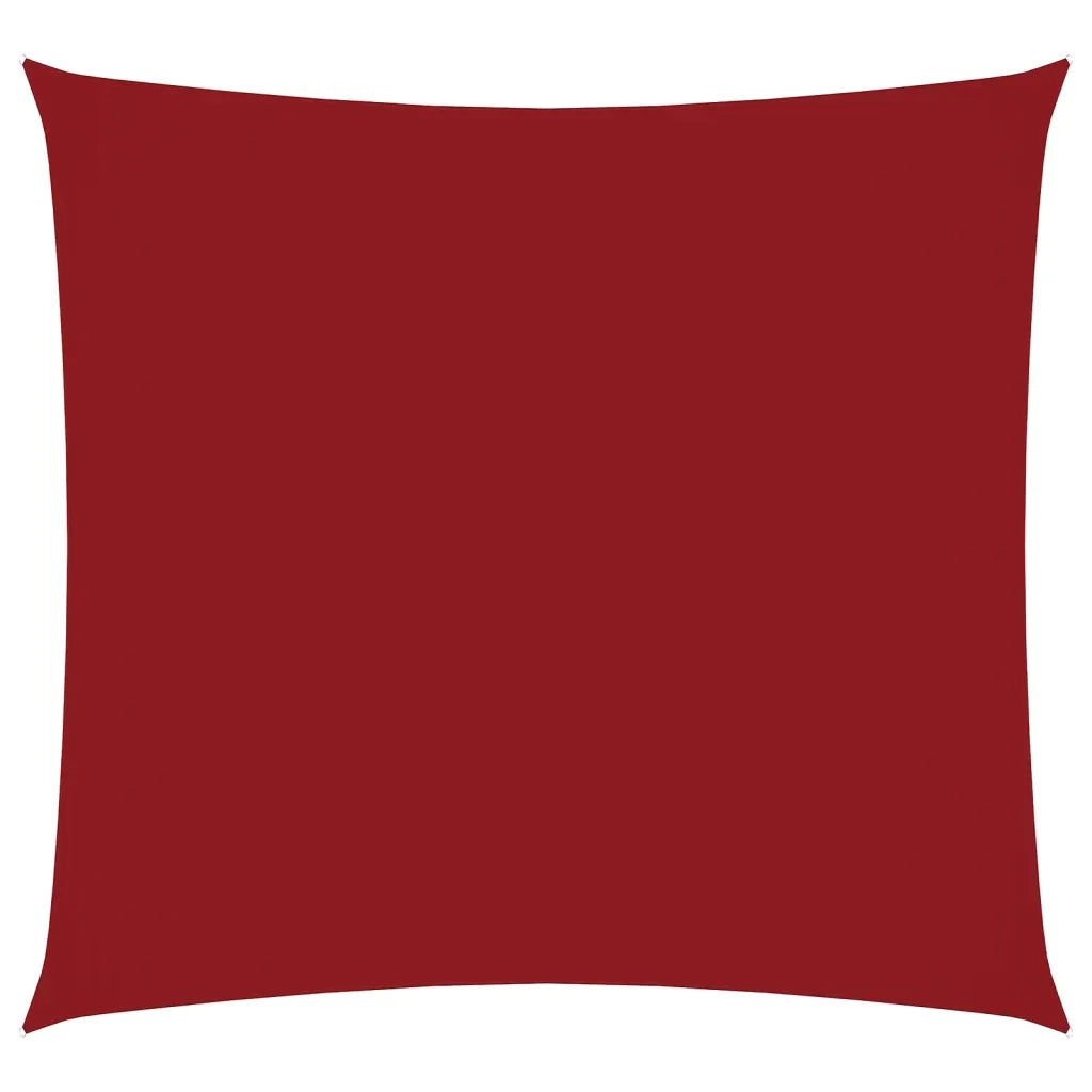 Vela Parasole in Tela Oxford Quadrata 4x4 m Rossa 135634