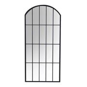 Specchio metallo nero cm64x2h139