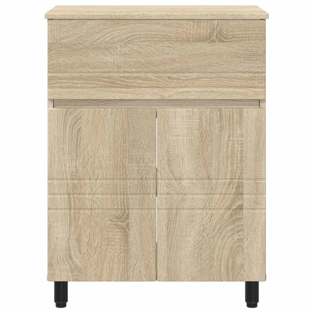 Mobiletto da bagno Rovere Sonoma 60 x 35 x 80 cm