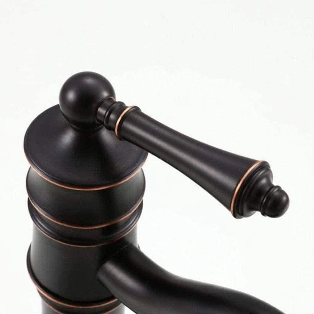Rubinetto Da Lavabo Rea Vintage Old Black High
