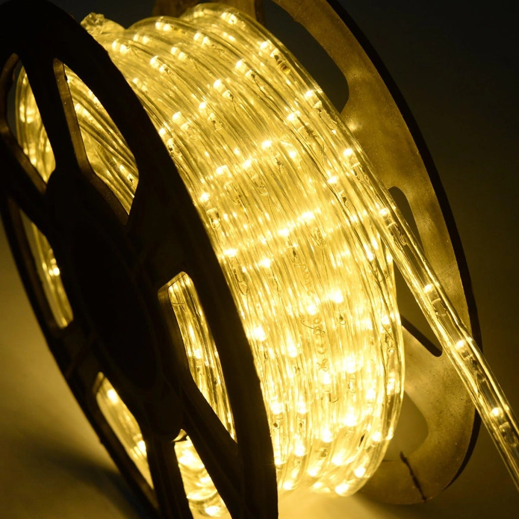 Tubo Luminoso a LED 20 m, 720 LED Lampadine Decorazioni per Interni ed Esterni, per Camere, Giardini, Natale, Matrimoni, Feste (Bianco Caldo)