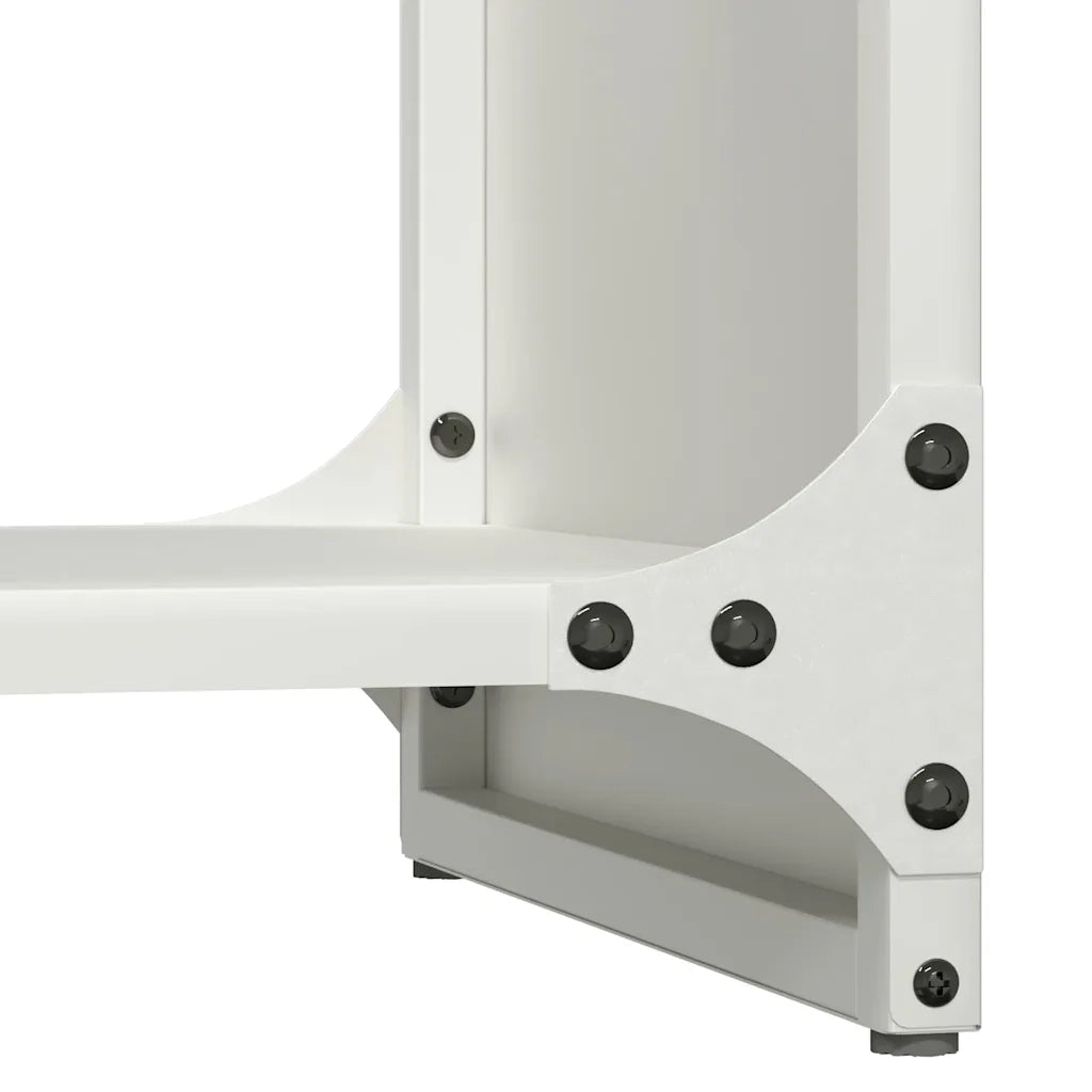 Rastrelliera per Legna da Ardere Bianca 40x30x80 cm CFW5006257