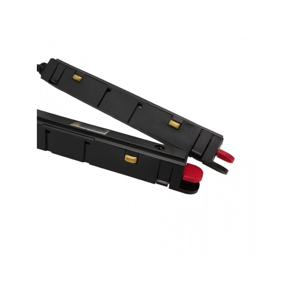 Trade Shop - Connettore Giunzione Angolare Installabile Guida Binario Magnetico Nero 48v Mk-j -