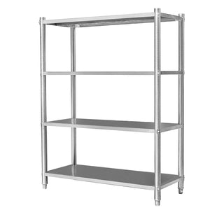 Scaffale in acciaio inossidabile 201 per Cucina Ristorante Bar Pizzeria 120x50x155cm