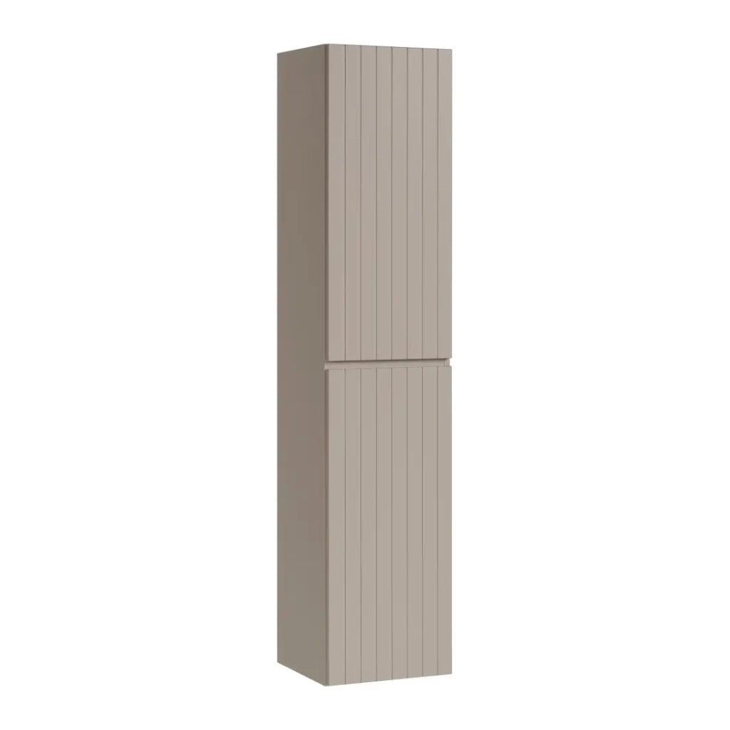 Colonna ICON 160 cm – Finitura marrone congo – 2 porte – Mobile da bagno sospeso
