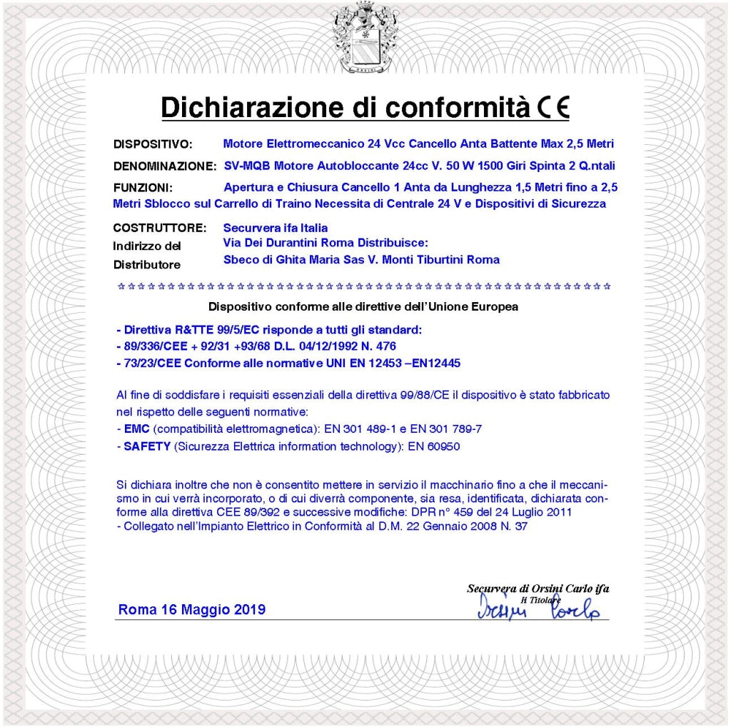 Pistoni Elettromeccanici 24 Vcc Ricambio Cancello Automatico 5 Metri 2 Ante 2,5 MT 2 Motoriduttori Corsa 400 mm Spinta 2 Q.li Kit Staffe Chiave Sblocco al Carrello di Traino Compatibili a Qualsiasi Elettronica BTF Poteco Misure 910X88X88 mm