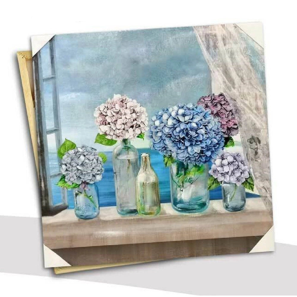 Trade Shop - Quadro Quadretto Decorativo 45x45x1,8cm Tela Su Legno Deluxe Decori Ass. 806872 -