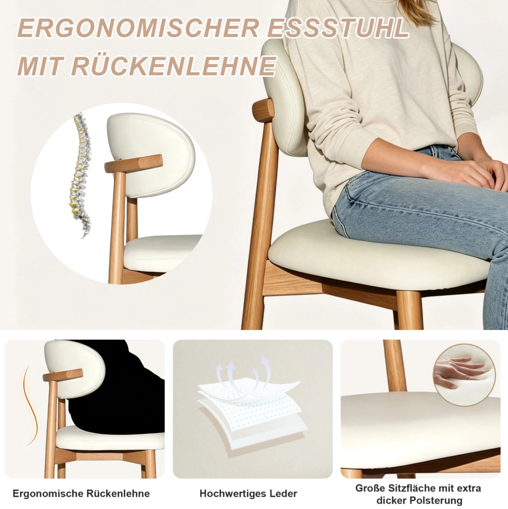 Set tavolo rotondo da pranzo 120 cm in MDF effetto marmo bianco con 2 sedie