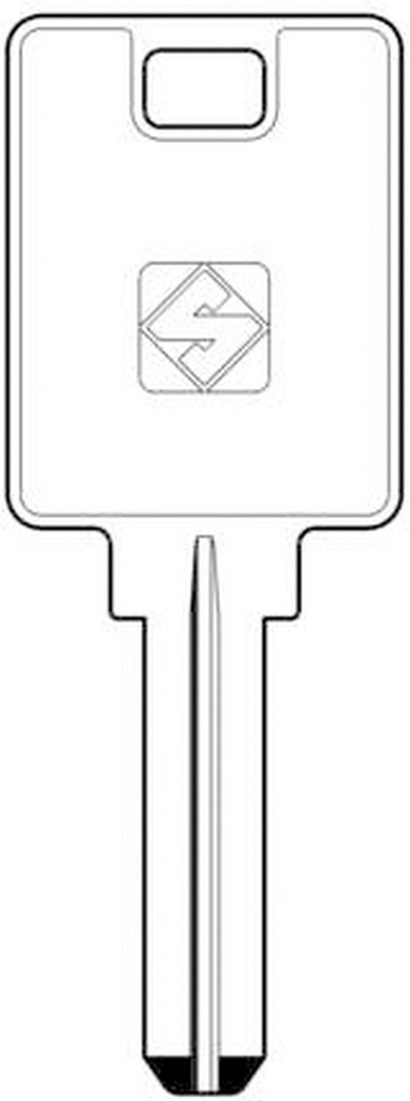 chiavi punzonate silca ds6 olc gr.6/2 cod:ferx.39309