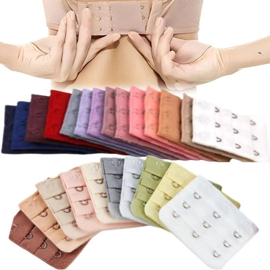 Estensione per reggiseno a 29 pezzi - Estensioni reggiseni multicolori - Comfortevole - Leggera - RVS + Poliester - 5,5 x 5 cm - Estensione reggiseno