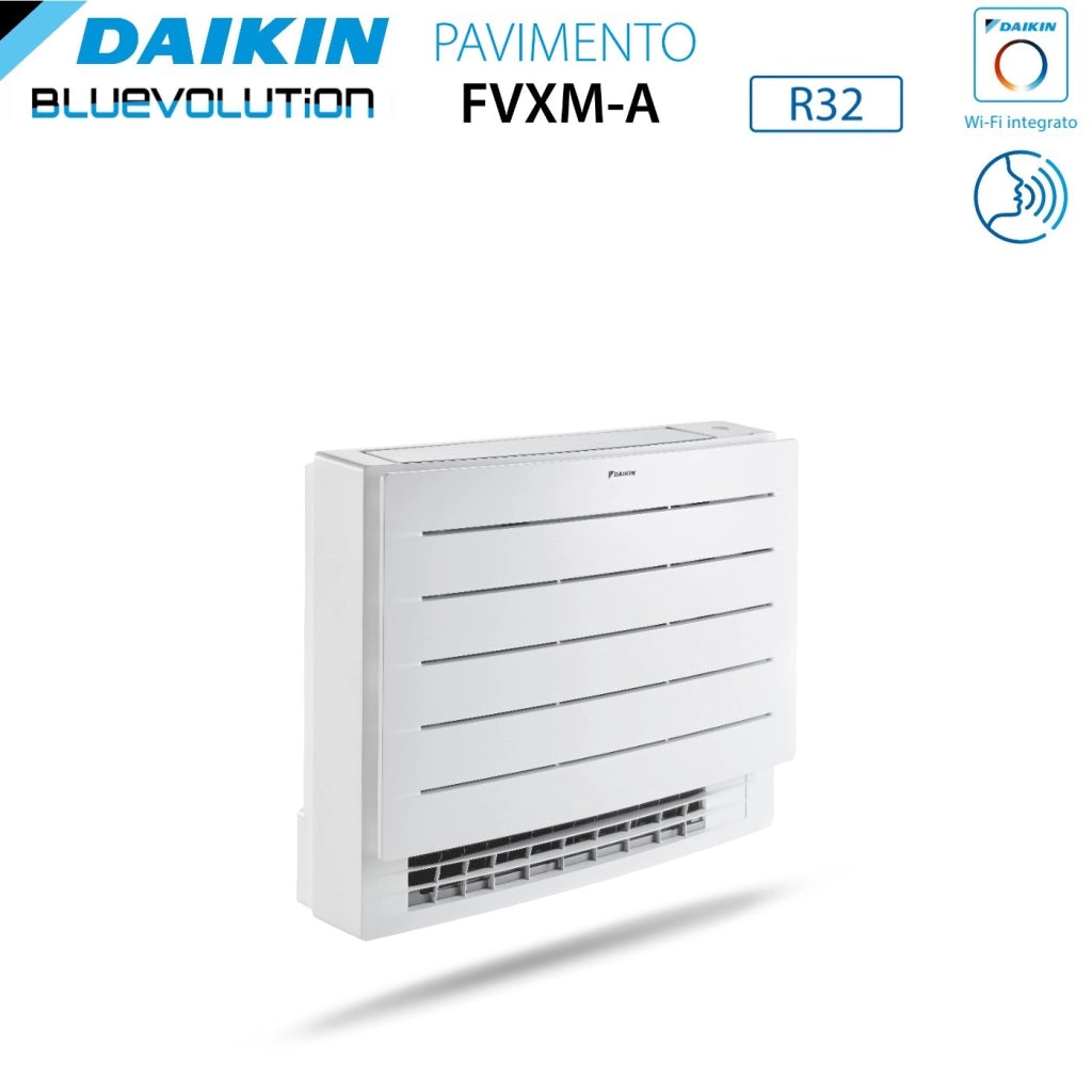 Climatizzatore Condizionatore Daikin a Pavimento Dual Split serie PERFERA FVXM-A 7+7 con 2MXM40A R-32 Wi-Fi Integrato 7000+7000 Con Telecomando ad Infrarossi Incluso Garanzia Italiana