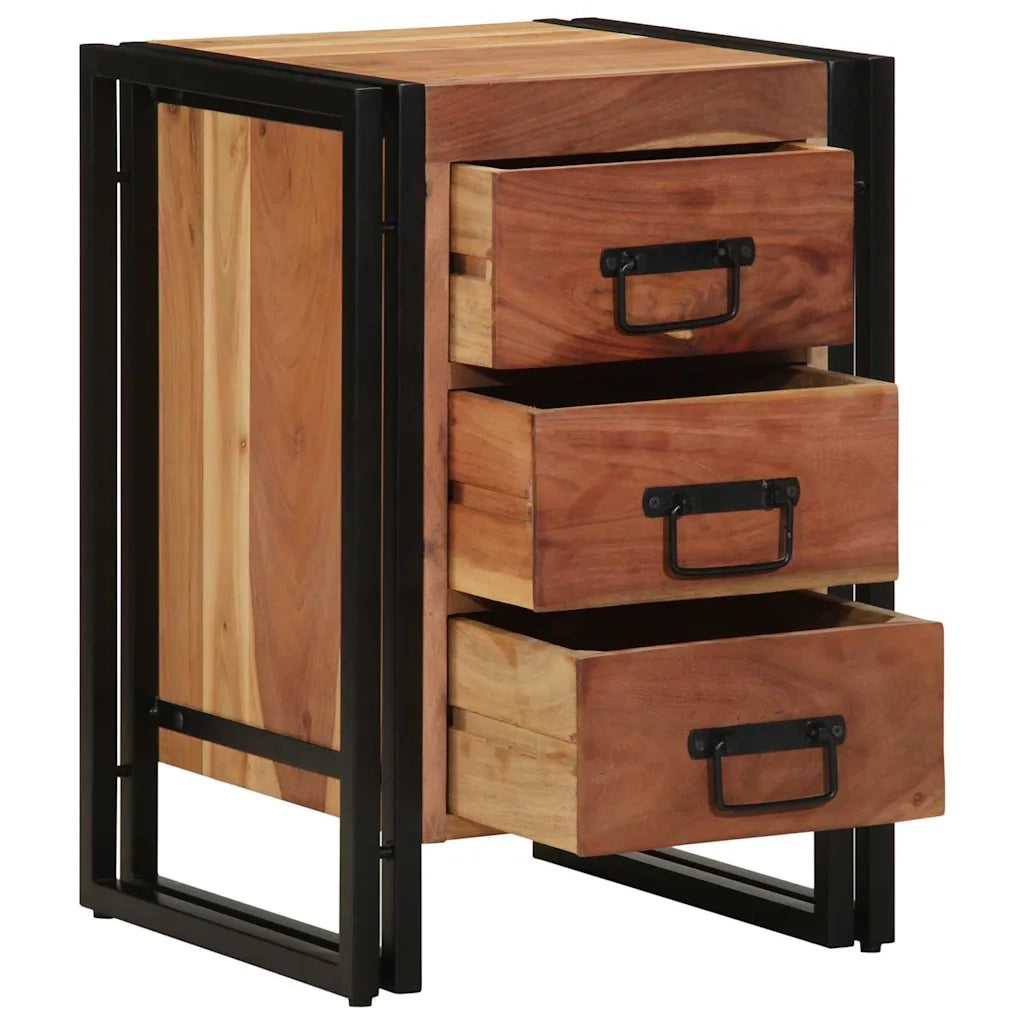 Armadio da Notte 40 x 40 x 59 cm Legno di Acacia Massello 4102731