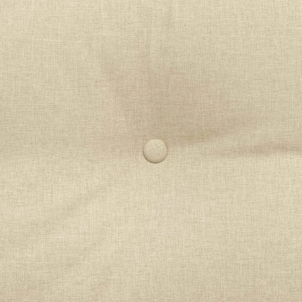 Cuscino per Schiena Crema 140 x 24 x 50 cm Tessuto 42014506