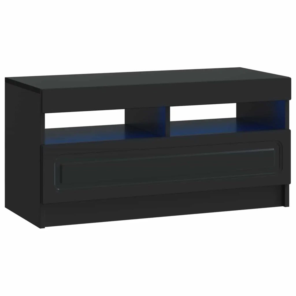 Mobile TV LED a 5 pezzi Nero Legno ingegnerizzato 3417000