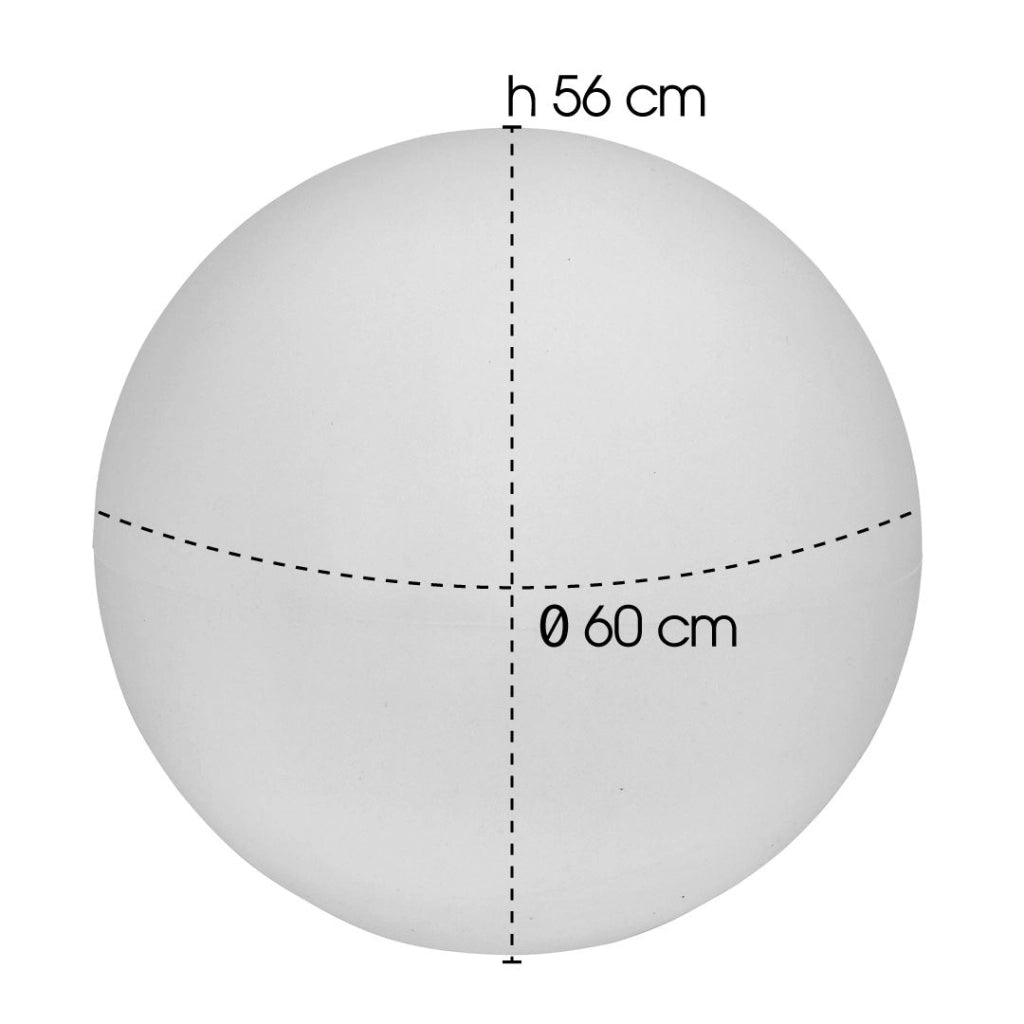 Sfera Luminosa da Giardino a LED Ø60 cm in Resina 5W Sphere Bianco Neutro