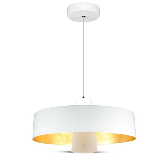 Luce a ciondolo a LED da 7W (acrilico) - paralume bianco 340*190mm 4000K