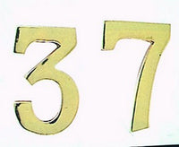 numero civico in ottone "1" mm.100 cod:ferx.3933