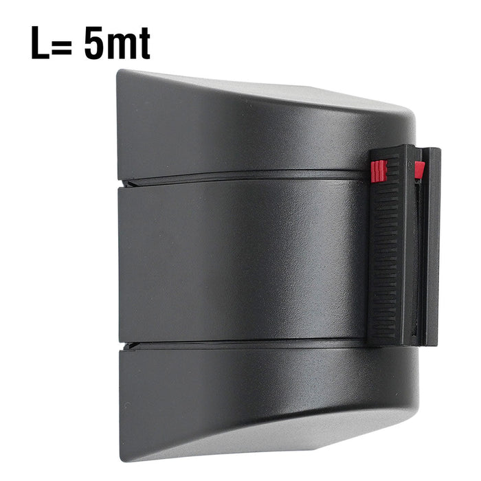 Tendinastro da Parete 5 m con Clip di Chiusura Nastro Rosso