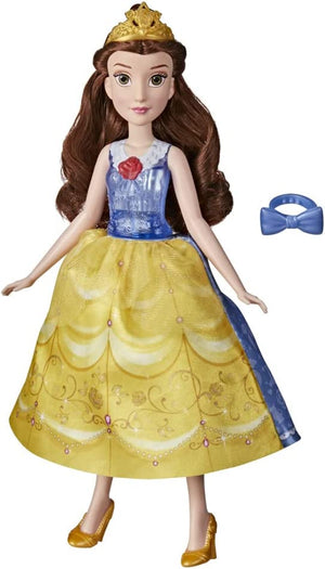 Hasbro Disney Princess Belle Magico Abito Bambola con Cambio Abito Idea Regalo