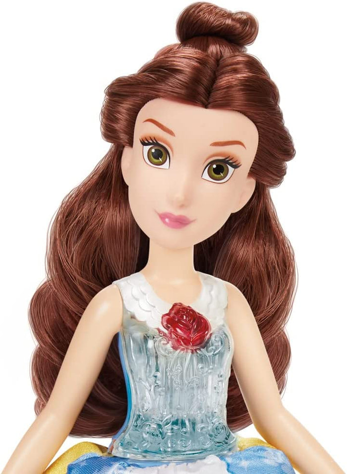 Hasbro Disney Princess Belle Magico Abito Bambola con Cambio Abito Idea Regalo