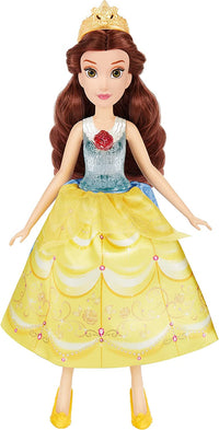 Hasbro Disney Princess Belle Magico Abito Bambola con Cambio Abito Idea Regalo