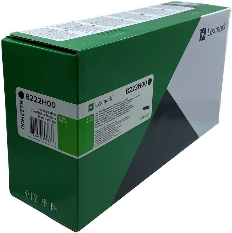 ORIGINAL Lexmark toner nero B222H00 B/MB2236 ~3000 Seiten