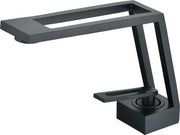 Wastafello Monoblocco con Design Creativo, Matto Nero