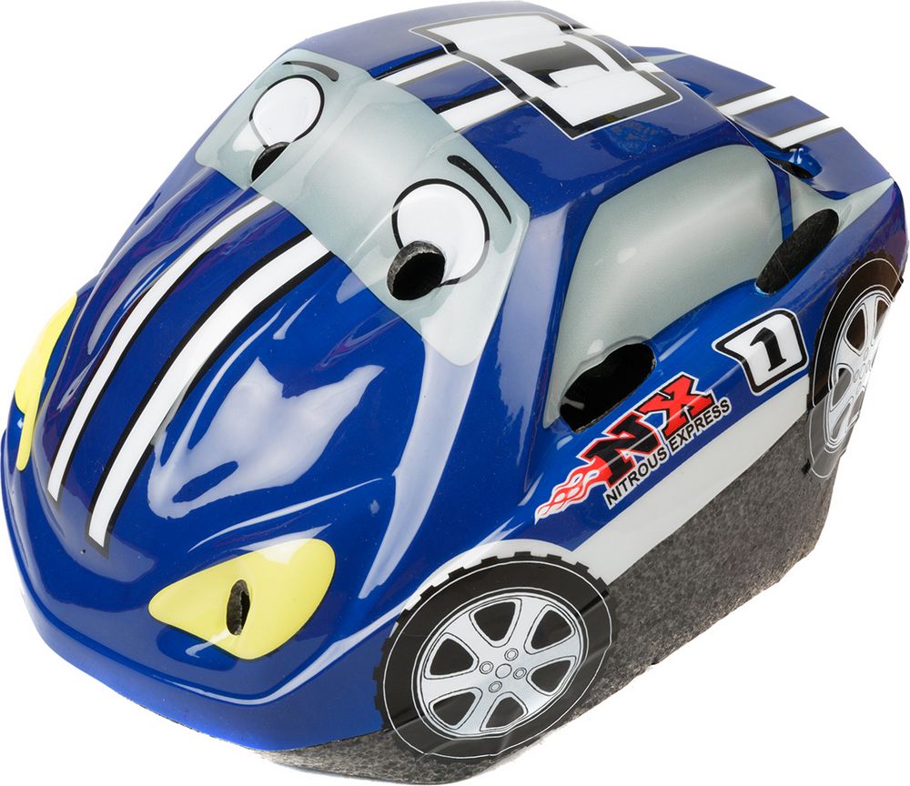 Caschetto di sicurezza bici baby regolabile taglia S 48-52 cm, BLU