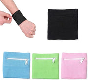 Cinturini sportivi per donne e uomini - 4 pezzi - Borsa da tennis con chiusura a raccordo - Cinture per polsi - Fazzoletti per sudore - Cinture per polsi con chiusura a raccordo.