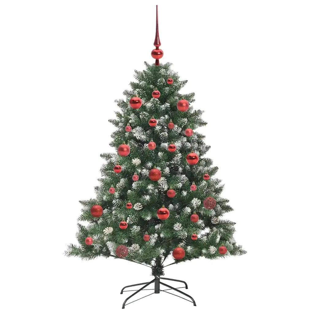 Albero di Natale artificiale con 150 LED Verde 150 cm