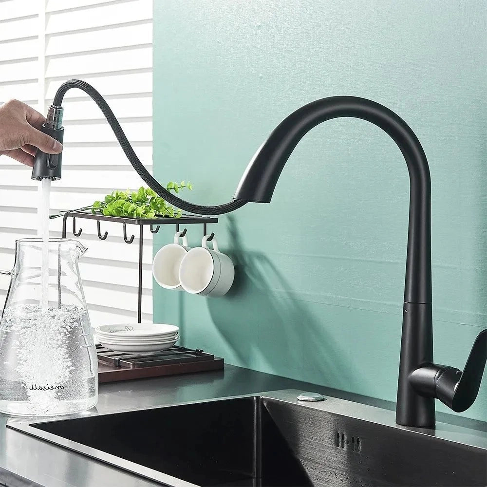Rubinetto Da Cucina Rea Ross Black