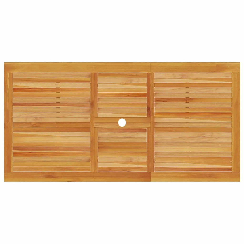 Set da Pranzo per Giardino 5 pcs Marrone 3375716