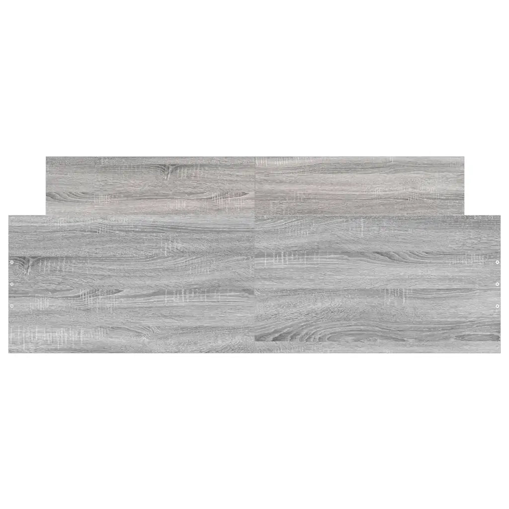 Giroletto con Testiera e Pediera Grigio Sonoma 150x200 cm 3203759