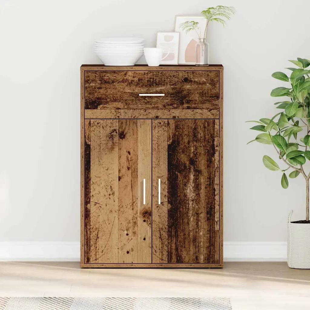 vidaXL Credenza Legno vecchio 79 x 38 x 80 cm Legno multistrato