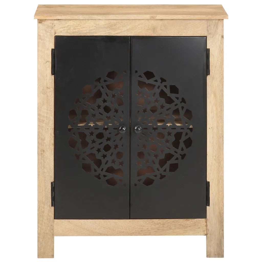 Credenza | Madia | Buffet da pranzo | Armadio da pranzo 60x35x75 cm in Legno Massello di Mango