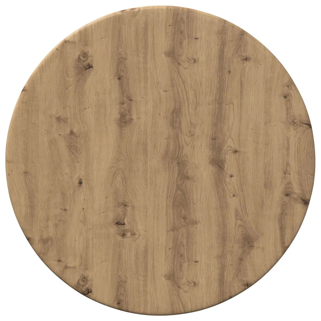 Piano del tavolo rovere artigianale Ø 30 x 1,5 cm