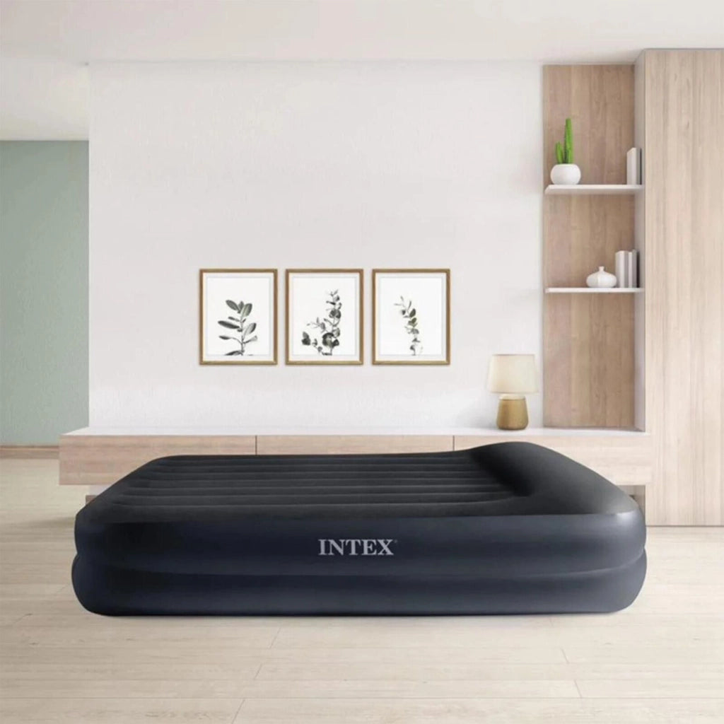 Intex 64124ND Materasso Dura-Beam Pillow Rest Raised Autogonfiante 152x203x42 cm