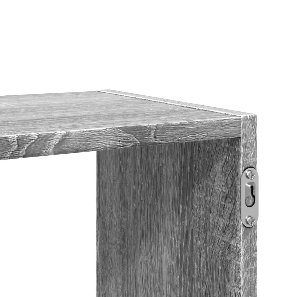vidaXL Scaffale a Muro Grigio Sonoma 100x25x50 cm in Legno Multistrato