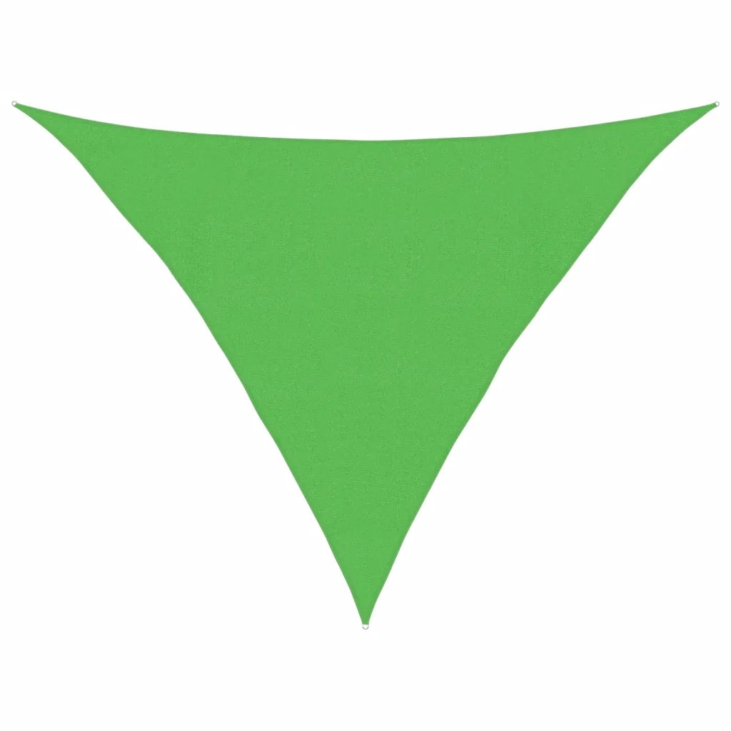 Vela Parasole | Telo Ombra | Vela da ombra 160 g/m2 Verde Chiaro 4x4x5,8 m in HDPE
