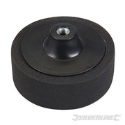 Platorello per levigatrici/lucidatrici e di spugna varie densità  con connessione maschio M14 x 2 - Nero