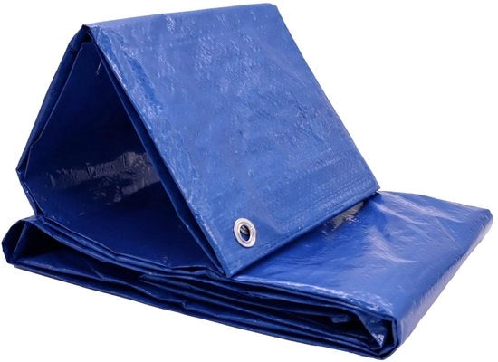 Telaio di copertura robusto - Acqua e UV resistente - Copertura 4 x 5 m - Protezione dei veicoli - Copertura del cantiere di costruzione - Protezione dei mobili da giardino - Copertura in tela