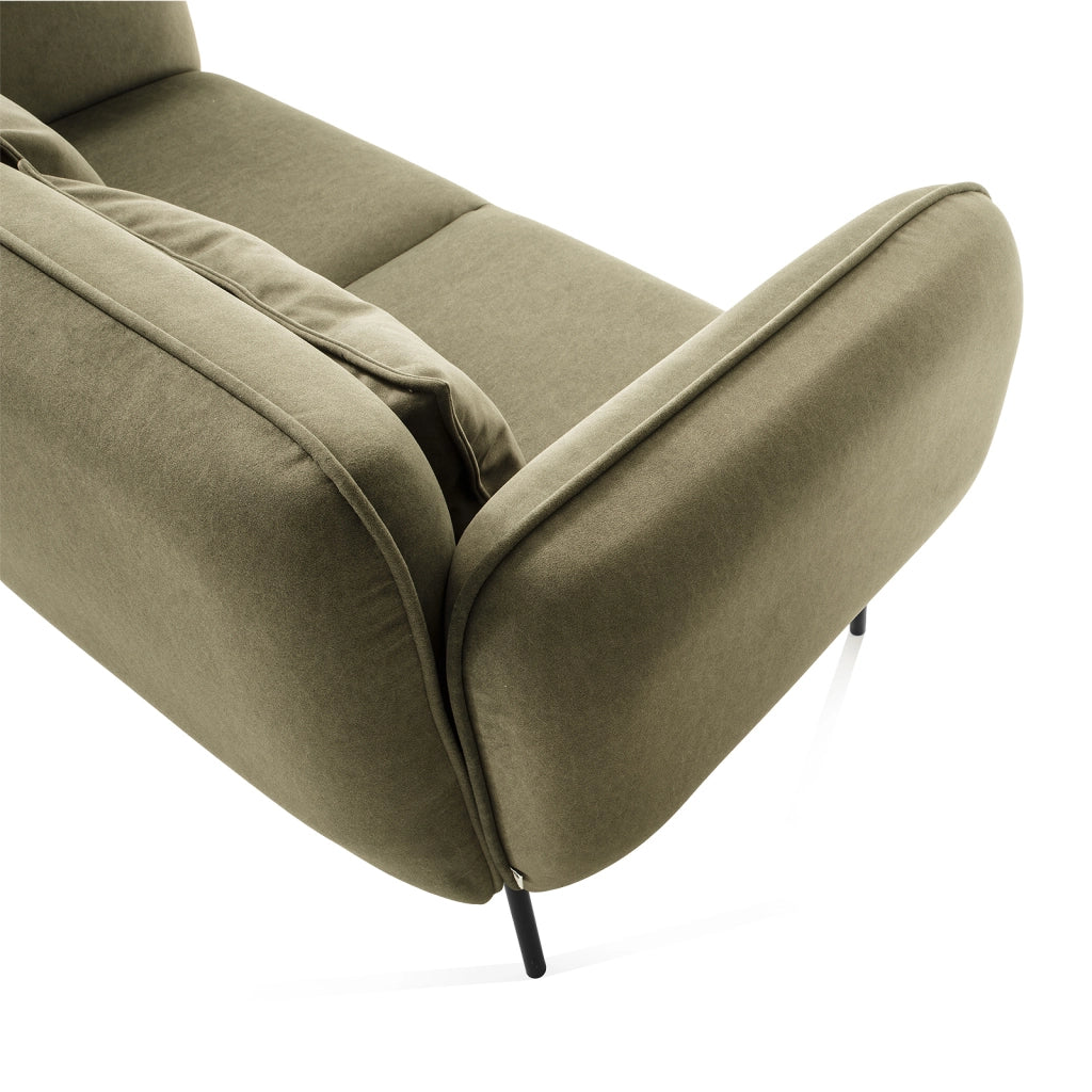 Divano 2 posti VELOUR verde scuro