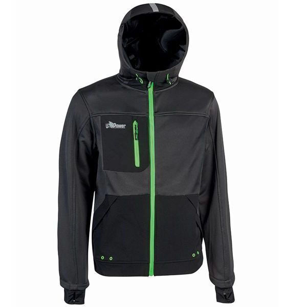 Upower Felpa Asphalt Grey Green Taglia XL Galaxy