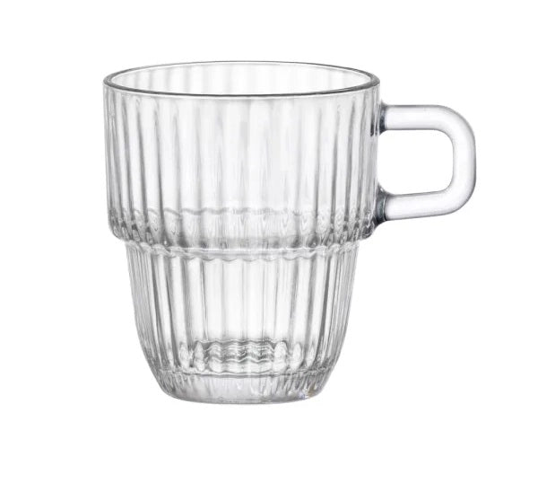 Set 12 Tazzine Tazze Caffè Espresso in Vetro Trasparente Barshine 8,9 cl Bormioli
